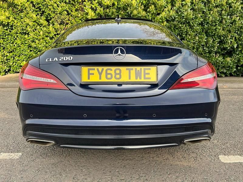 Used Mercedes CLA200 AMG line 156 HP (114 kW) 2018 Blue Sedan