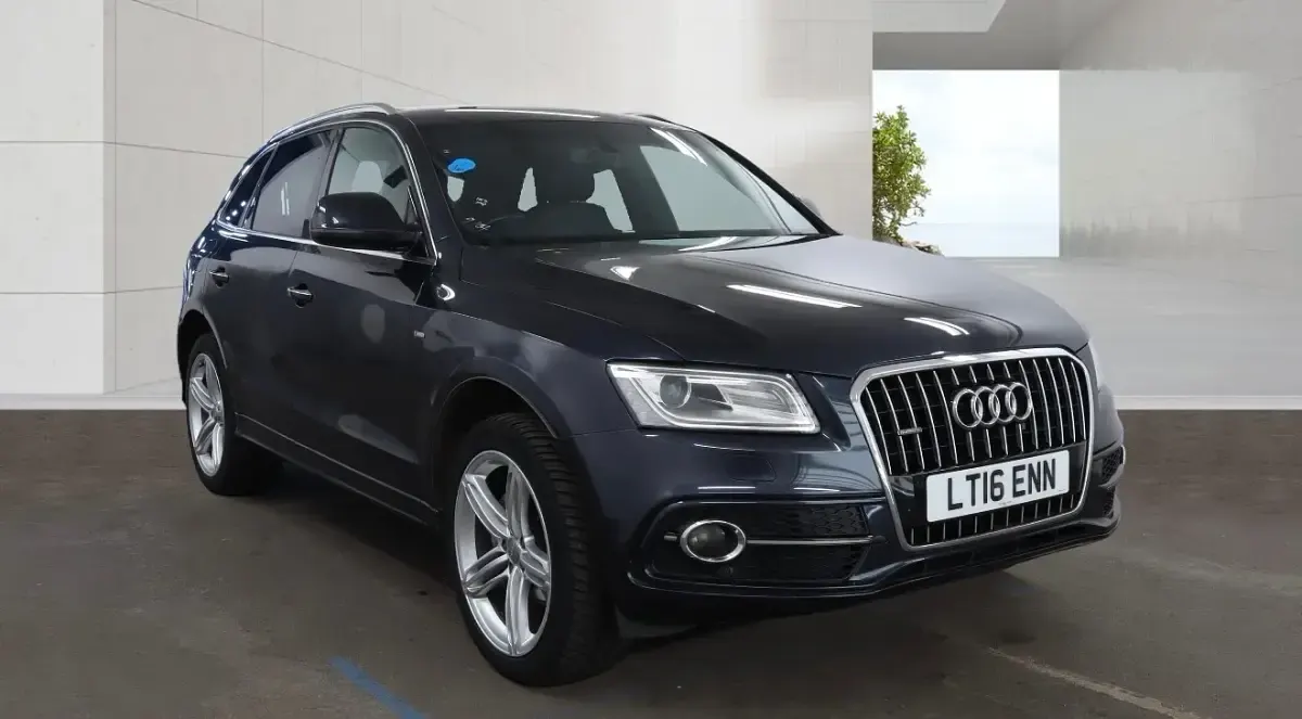 Used Audi Q5 S-line plus 190 HP (139 kW) 2016 Blue SUV