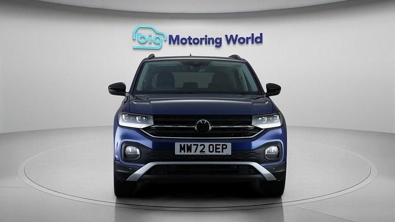 Used VW T-Cross Black Edition 110 HP (80 kW) 2022 Blue SUV