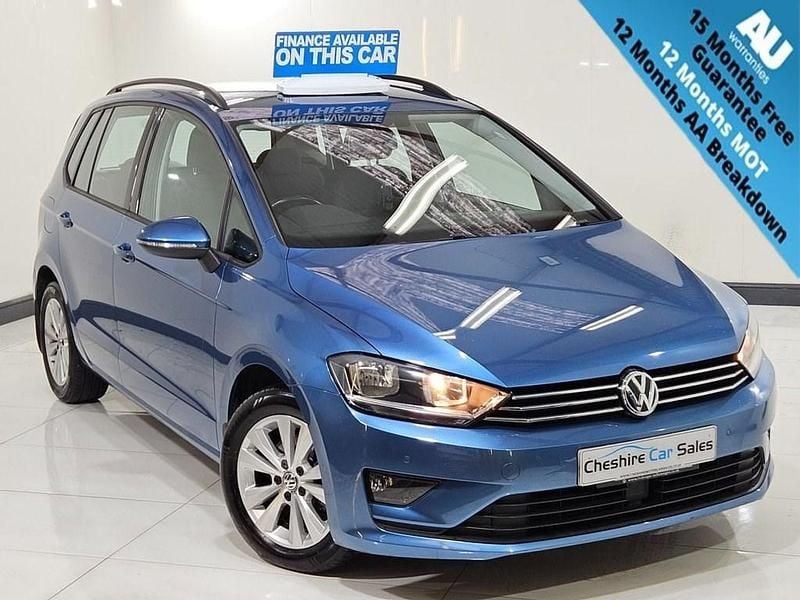 Blue Used 2015 VW Golf Sportsvan SE MPV | £5,695 (Fair price) - Image 1/3