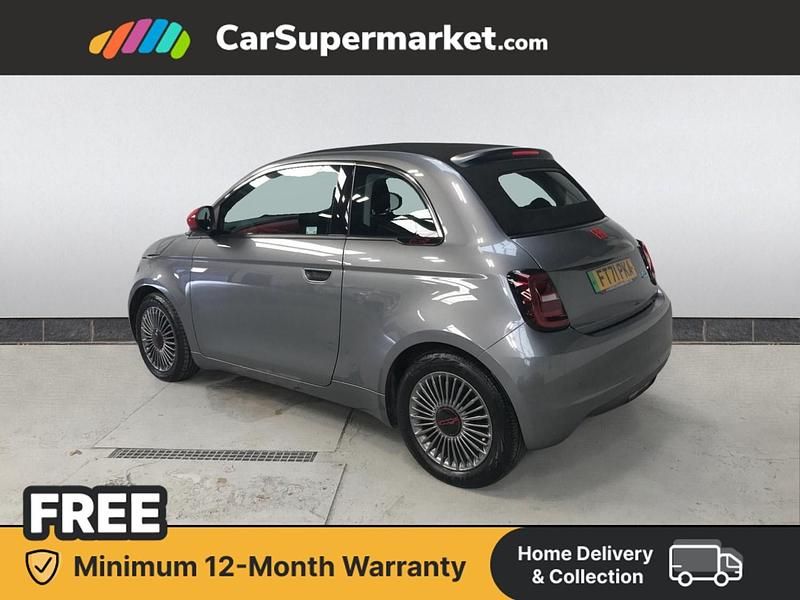 Used Fiat 500e Red 86 kW (118 HP) 2022 Grey Cabriolet