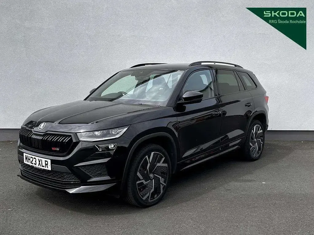 Used Skoda Kodiaq vRS 241 HP (177 kW) 2023 Black magic pearl effect SUV