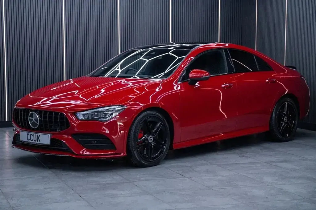 Used Mercedes CLA250 AMG Line Premium Plus 2019 Red Coupe