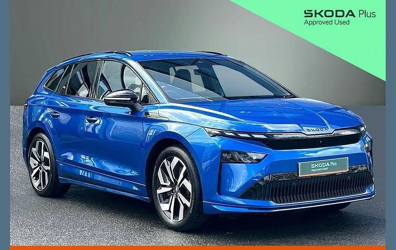 Used Skoda Enyaq iV SportLine 210 kW (286 HP) 2025 Race blue metallic SUV