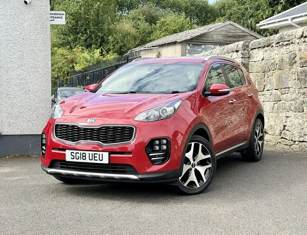 Used Kia Sportage GT-Line 115 HP (84 kW) 2018 Red SUV