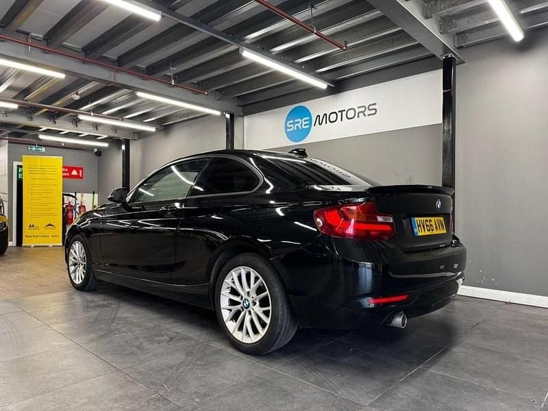 Used BMW 218 Comfort Edition 150 HP (110 kW) 2016 Black Coupe