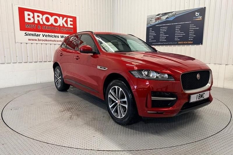 Used Jaguar F-Pace R-Sport 180 HP (132 kW) 2017 Red SUV