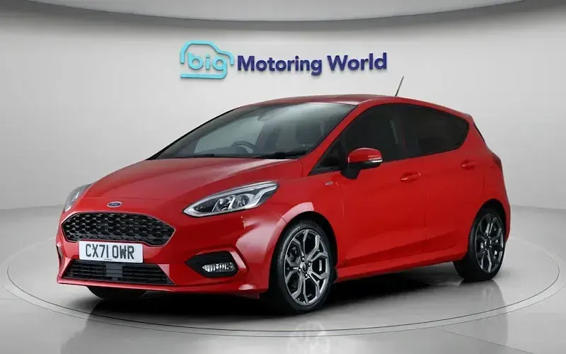 Used Ford Fiesta ST-Line 125 HP (91 kW) 2021 Red Hatchback