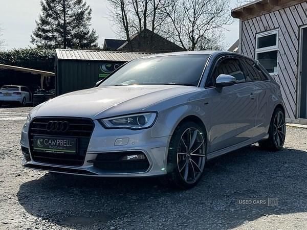 Used Audi A3 S-Line 110 HP (80 kW) 2015 Silver Hatchback