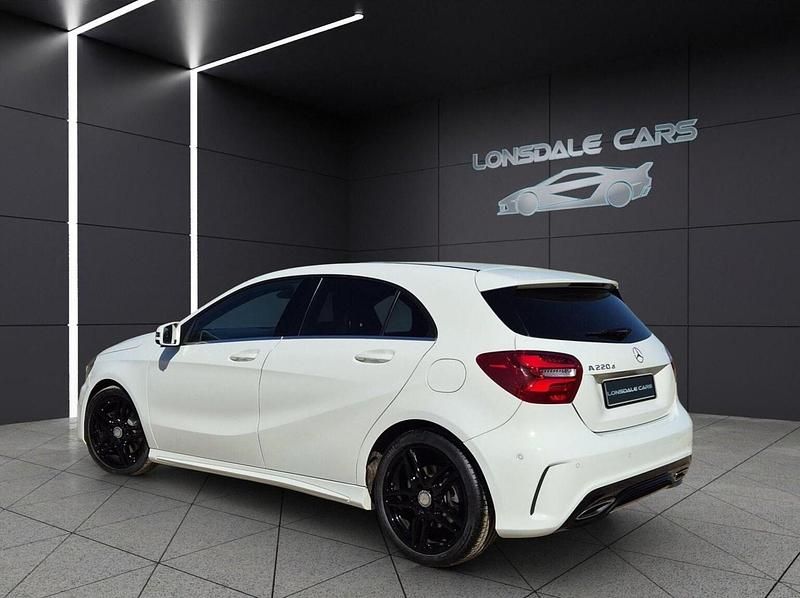 Used Mercedes A220 AMG line 2016 White Hatchback