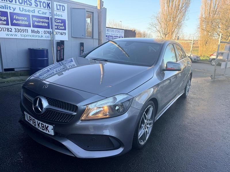 Used Mercedes A160 AMG line 102 HP (75 kW) 2018 Grey Hatchback