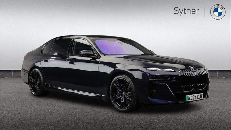 Black Used 2024 BMW i7 M Sport Sedan | £72,500 (Fair price) - Image 1/4