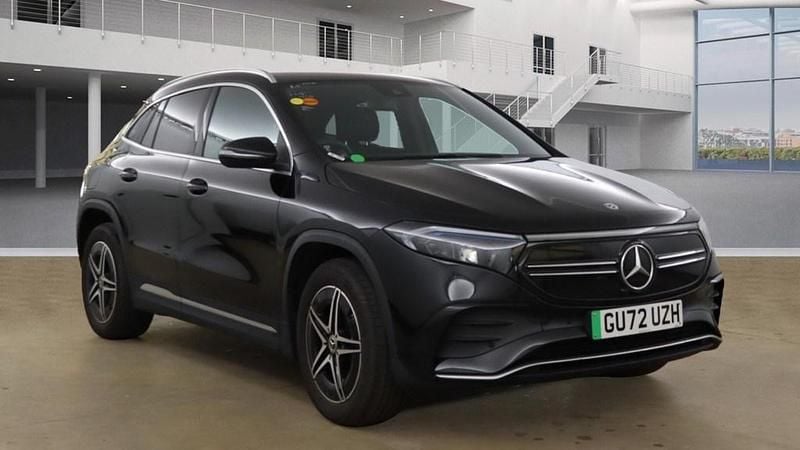Black Used 2022 Mercedes EQA250+ AMG line SUV | £22,199 (Fair price) - Image 1/3