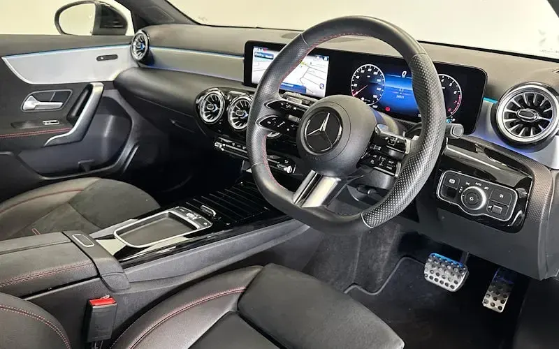 Used Mercedes A200 AMG line 163 HP (119 kW) 2023 Black Hatchback