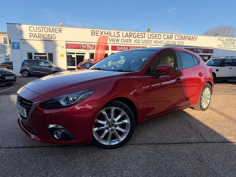 Red Used 2014 Mazda 3 Inclusive Hatchback | £7,999 (Fair price) - Image 1/4