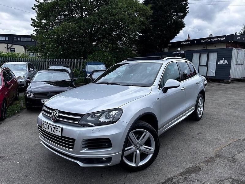 Silver Used 2014 VW Touareg R-line SUV | £8,950 (Good price) - Image 1/4