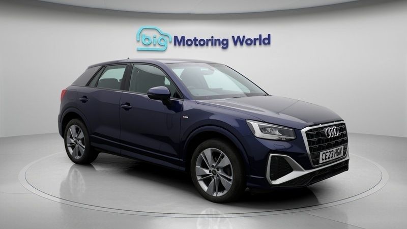 Blue Used 2023 Audi Q2 S-Line SUV | £23,200 (Good price) - Image 1/4