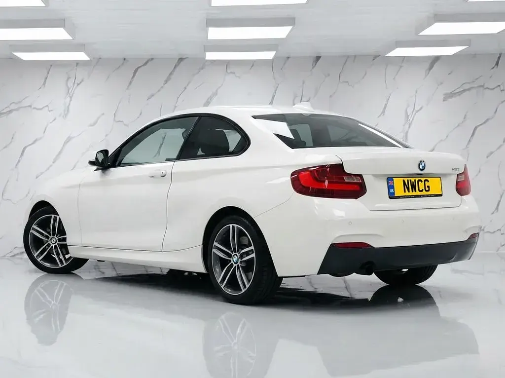 Used BMW 218 Sport Line 136 HP (100 kW) 2017 White Coupe