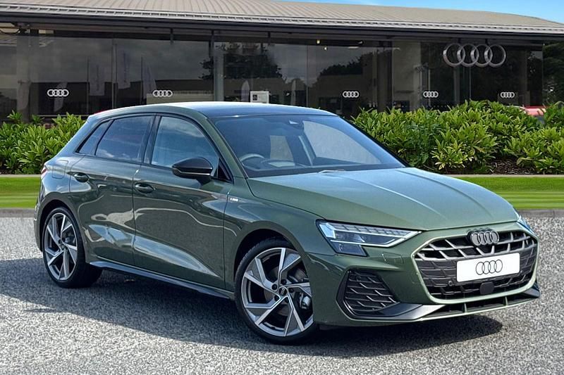 Green New 2025 Audi A3 Sportback Black Edition Hatchback | £34,555 (Good price) - Image 1/4