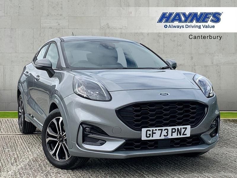 Silver Used 2023 Ford Puma Gen-E ST-Line Hatchback | £18,699 (Fair price) - Image 1/4