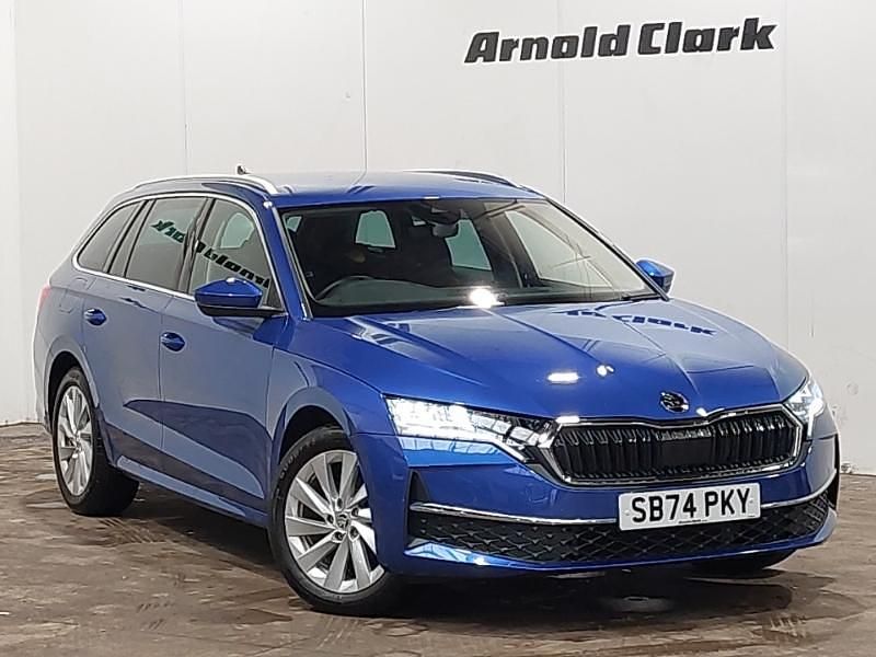 Begagnad Skoda Octavia SE L 150 HK (110 kW) 2024 Blå Kombi