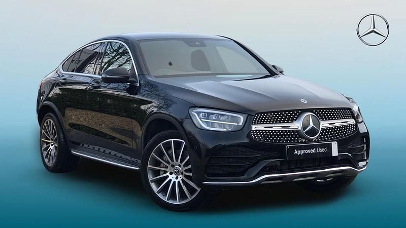 Black Used 2023 Mercedes GLC300 AMG Line Premium Coupe | £36,495 (Fair price) - Image 1/4