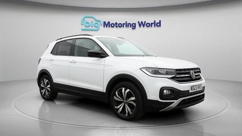 Used VW T-Cross Black Edition 110 HP (80 kW) 2023 White SUV