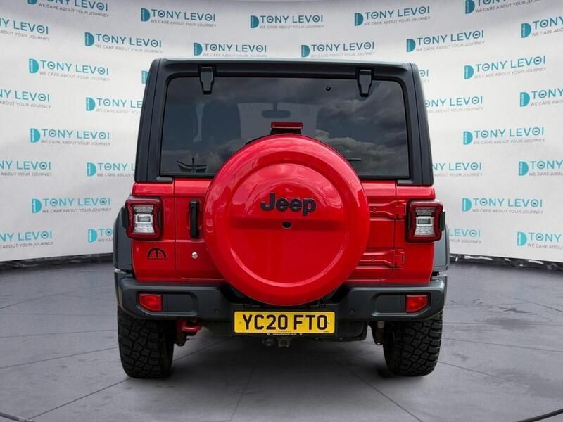 Red Used 2020 Jeep Wrangler Rubicon SUV | £31,495 (Fair price) - Image 1/4