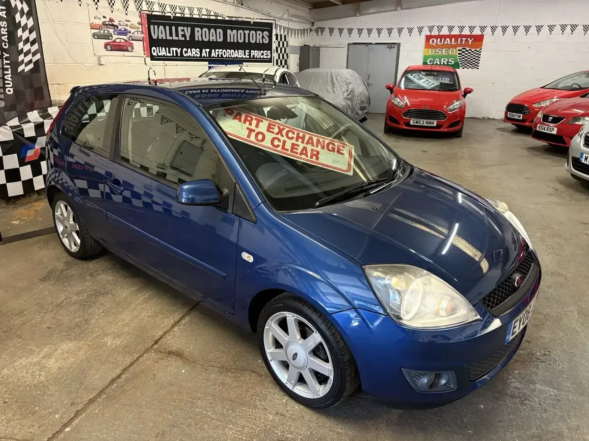 Used Ford Fiesta Zetec 2008 Blue Hatchback