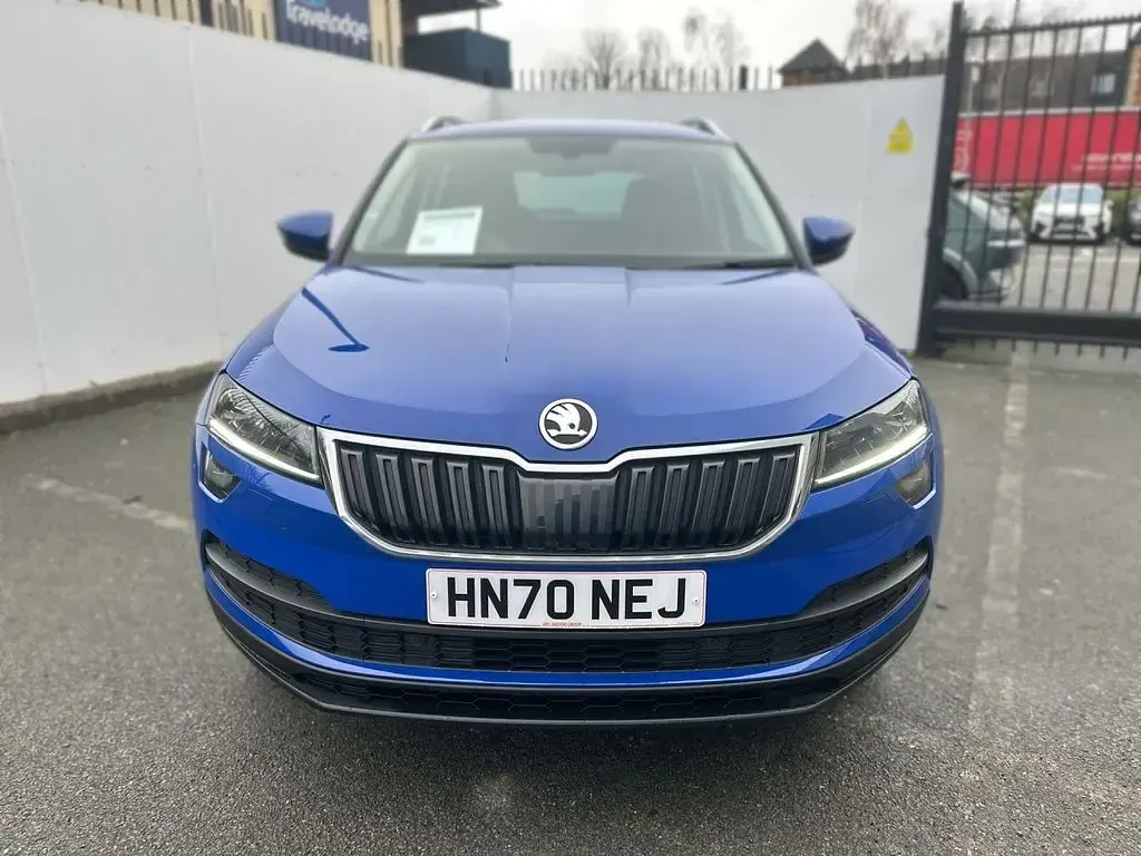 Używany Skoda Karoq SE L 116 KM (85 kW) 2020 Niebieski SUV