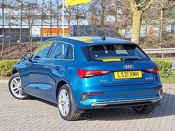 Used Audi A3 Sport 150 HP (110 kW) 2021 Blue Sedan