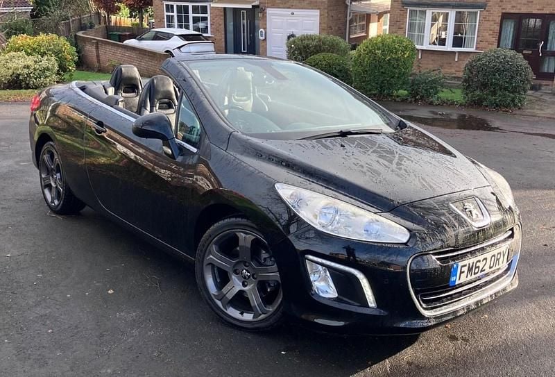 Black Used 2012 Peugeot 308 CC Allure Cabriolet | £6,000 (Fair price) - Image 1/4