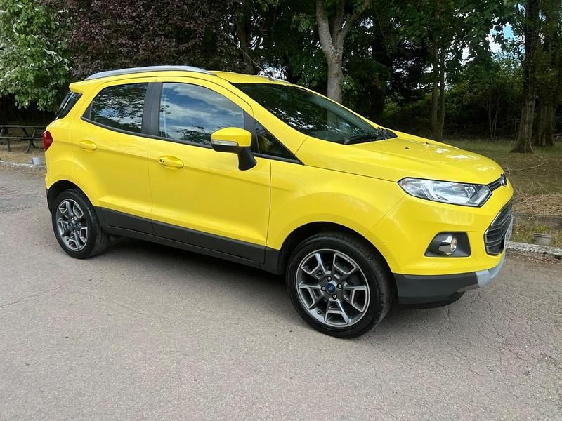 Yellow Used 2015 Ford Ecosport Titanium SUV | £4,990 (Good price) - Image 1/3