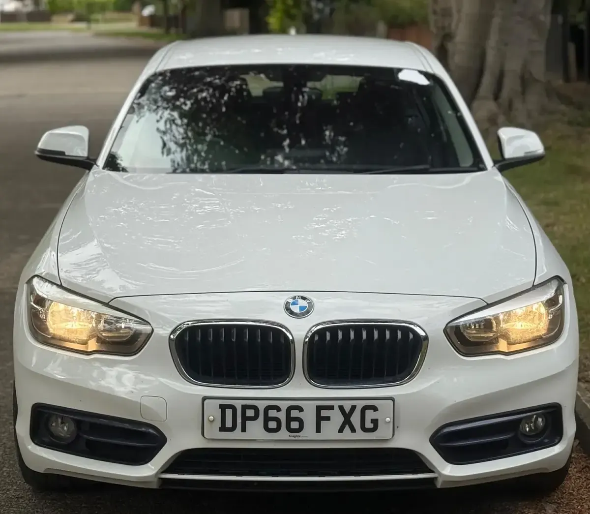 Used BMW 120 Sport Line 2016 White Hatchback