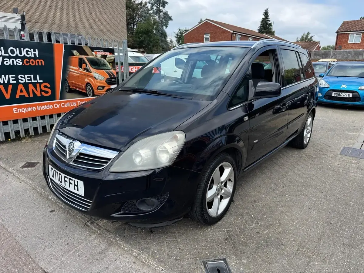 Used Vauxhall Zafira SRi 140 HP (102 kW) 2010 Black MPV