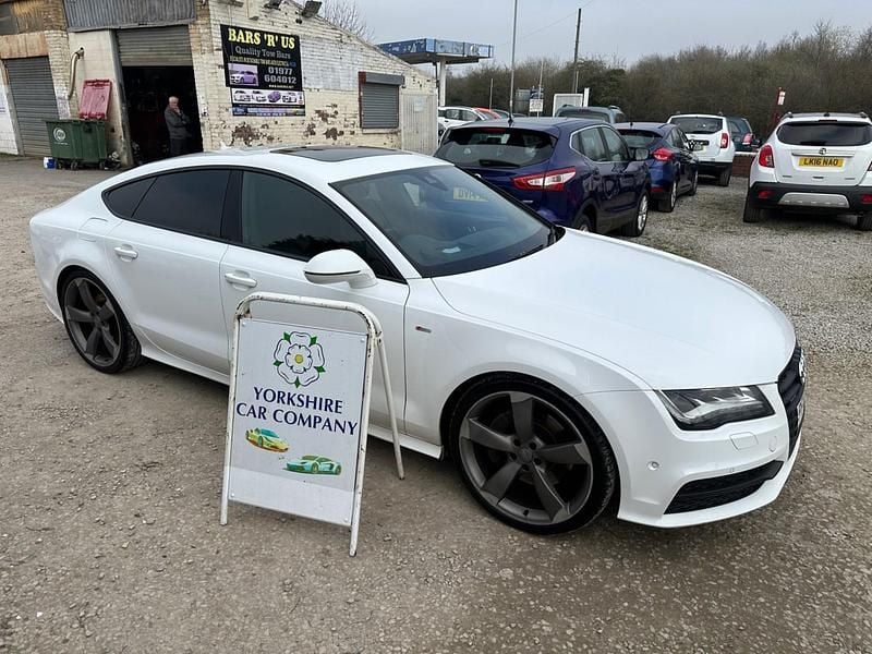 Used Audi A7 S-Line 2013 White Hatchback