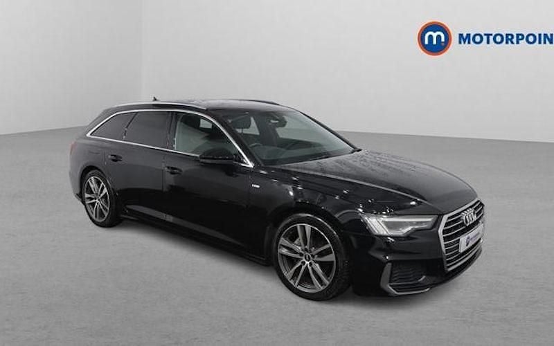 Used Audi A6 S-Line 204 HP (150 kW) 2021 Black Estate