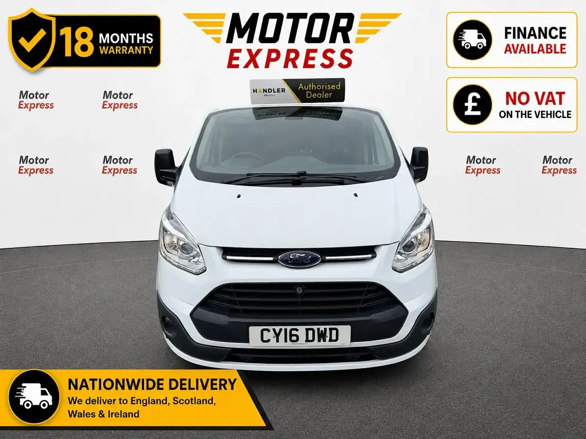 Used Ford Transit Custom Trend 125 HP (91 kW) 2016 White Van