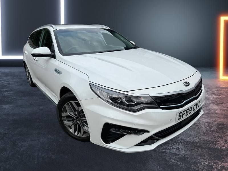 White Used 2019 Kia Optima Hybrid 2 Sedan | £17,400 - Image 1/4