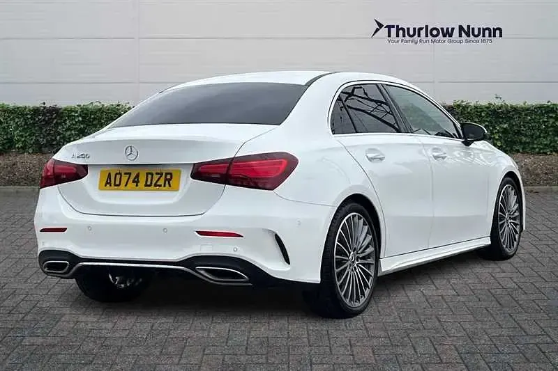 Used Mercedes A200 AMG Line Premium Plus 177 HP (130 kW) 2024 White Sedan