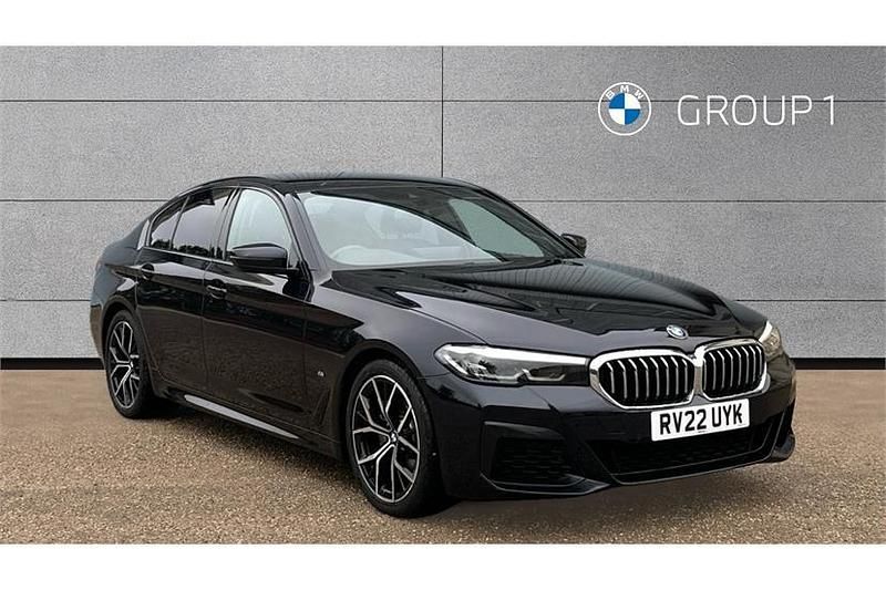 Carbon black Used 2022 BMW 520 M Sport Sedan | £24,995 (Fair price) - Image 1/4
