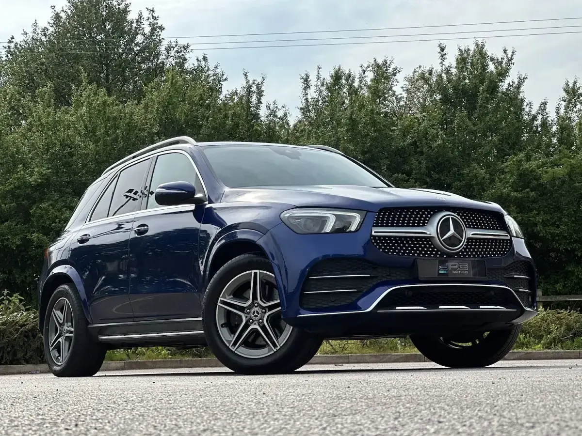 Used Mercedes GLE300 AMG line 245 HP (180 kW) 2019 Blue SUV