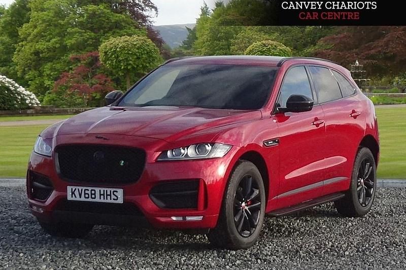 Red Used 2019 Jaguar F-Pace R-Sport SUV | £16,500 (Good price) - Image 1/1