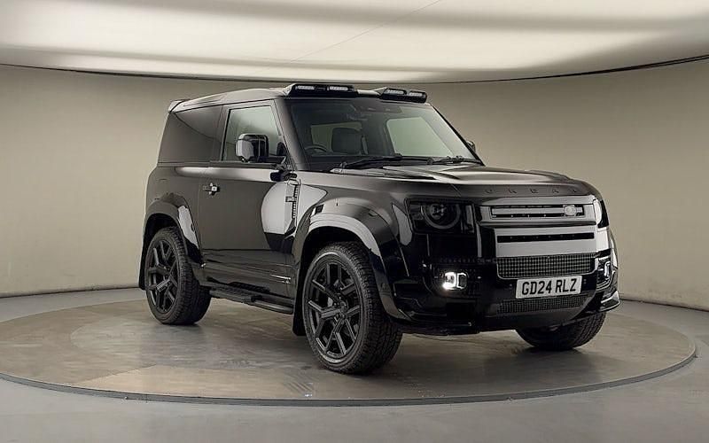Santorini black Used 2024 Land Rover Defender HSE Dynamic SUV | £72,500 (Good price) - Image 1/4