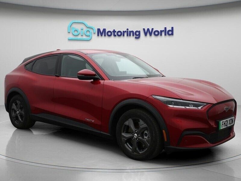 Red Used 2021 Ford Mustang Mach-E Standard Range SUV | £18,600 (Good price) - Image 1/4