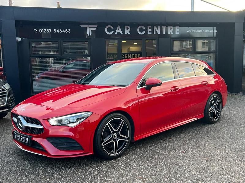 Red Used 2019 Mercedes CLA200 Shooting Brake AMG line Estate | £16,995 (Fair price) - Image 1/4