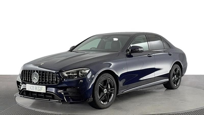 Blue Used 2021 Mercedes E300 AMG line Sedan | £27,920 (Good price) - Image 1/4