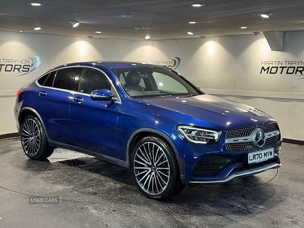 Used Mercedes GLC220 AMG line 2020 Blue Coupe