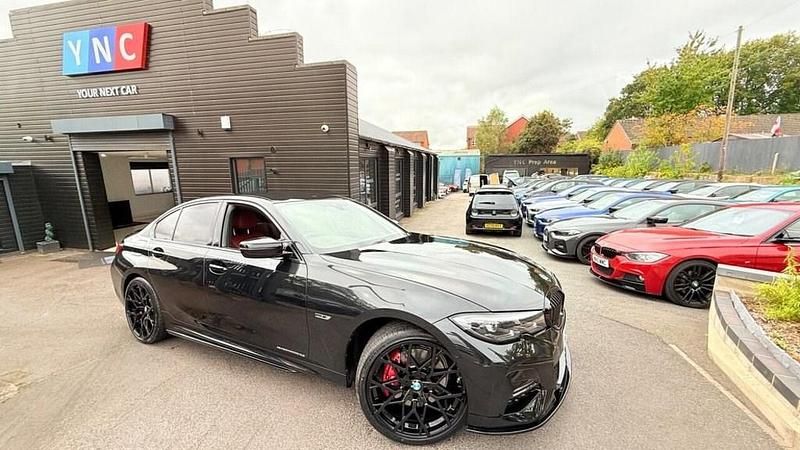Black Used 2022 BMW 330e M Sport Sedan | £26,991 (Fair price) - Image 1/4