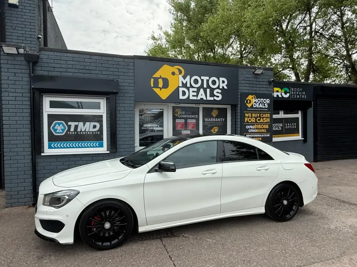 Used Mercedes CLA220 AMG 2014 White Sedan